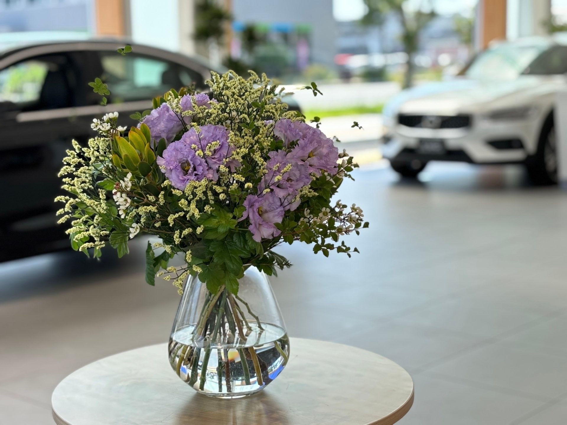 お花見に❤️ポテチーノ 来よ ボーダーフラワー激可愛ポンチョ